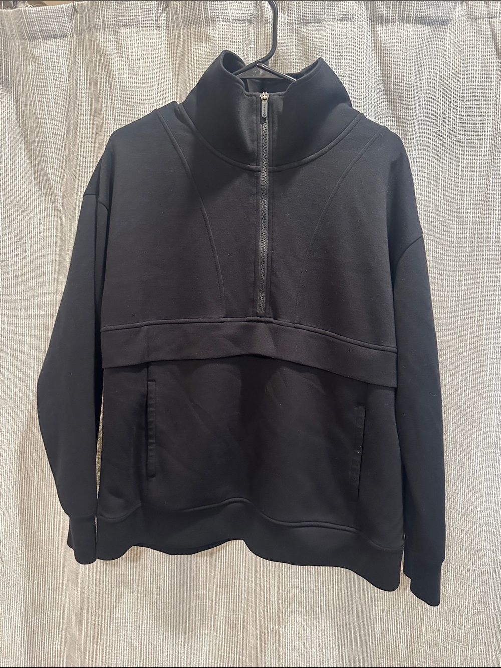 GAIAM Black Half-Zip Pullover